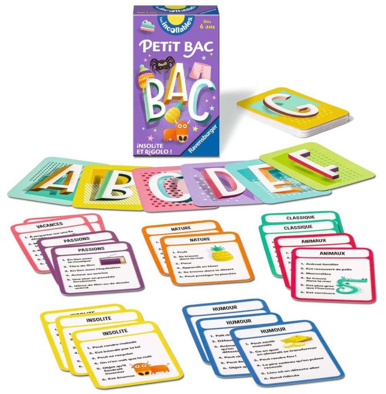 Les Incollables Jeu De Société Le Petit Bac | Gioco Da Tavolo In Francese | 140 Categorie | 2-6 Giocatori | 6+ Anni