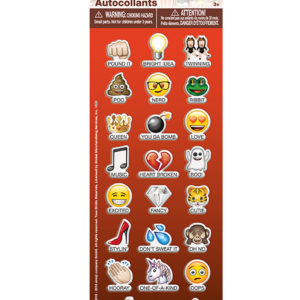 Stickers Autocollants Émoticônes sous-titrés