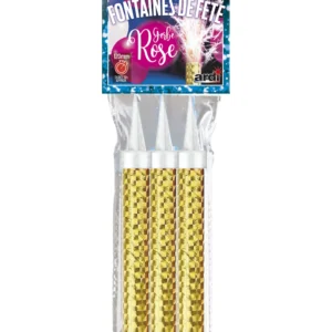 Lot 3 Fontaines de Glace SCINTILLANTES ROSES