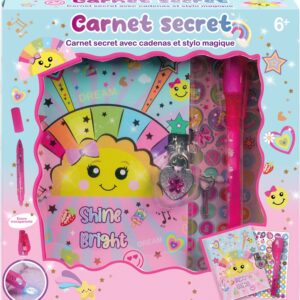 COFFRET CARNET SECRET avec CADENAS et Stylo MAGIQUE