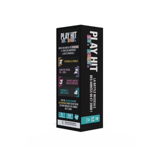 Play Hit - Jeu de Société Musical - Quiz Années 2010 à 2025 - Jeu d'Ambiance - 2 à 10 Joueurs - Soirées, Famille, Cadeau Original - Jeux - Jouets