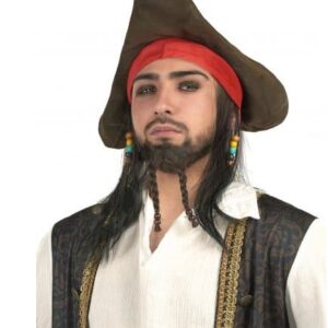 PERRUQUE CHAPEAU SOUPLE PIRATE