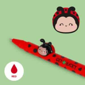 STYLO ENCRE GEL LEGAMI - LOVELY FRIENDS - LADYBUG - COCCINELLE