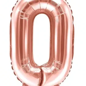 Ballon Aluminium Chiffre Rose Gold 36 cm - Chiffre 0