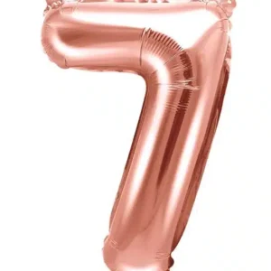 Ballon Aluminium Chiffre Rose Gold 36 cm - Chiffre 7