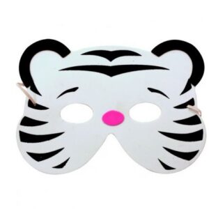 MASQUE EVA ENFANT - TIGRE BLANC