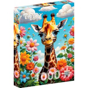 PUZZLE 1000 Pièces - CUTE GIRAFFE