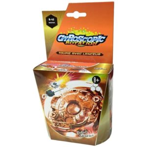 GYROSCOPIC ROTATION - Toupie avec lanceur - Modèle ORANGE